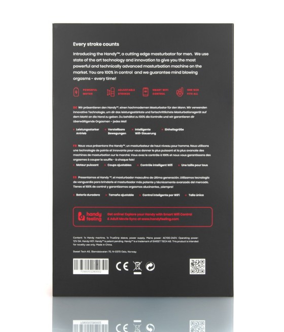 MASTURBATORE VR INNOVATIVO HI-TECH "HANDY" SESSO ORALE