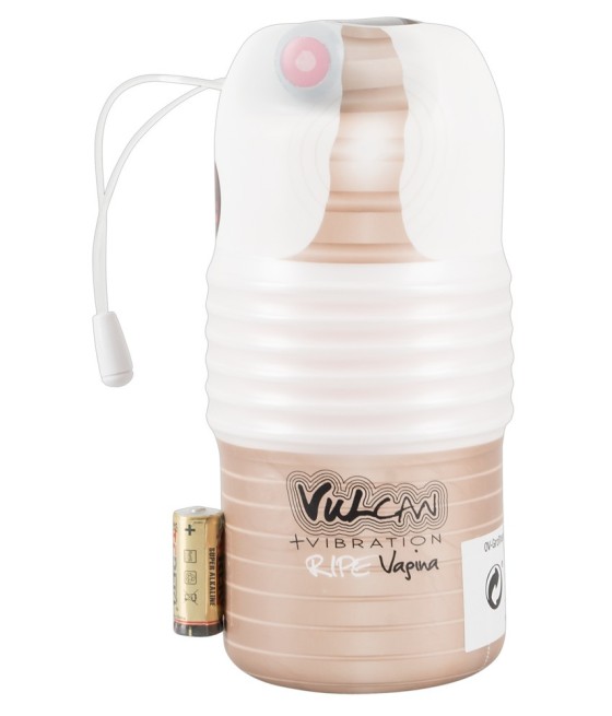 MASTURBATORE A FORMA DI VAGINA - Vulcan Ripe Vagina con vibrazione