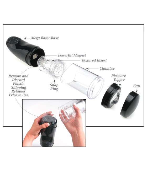 MASTURBATORE AUTOMATICO PIPEDREAM EXTREME "MEGA BATOR PUSSY"