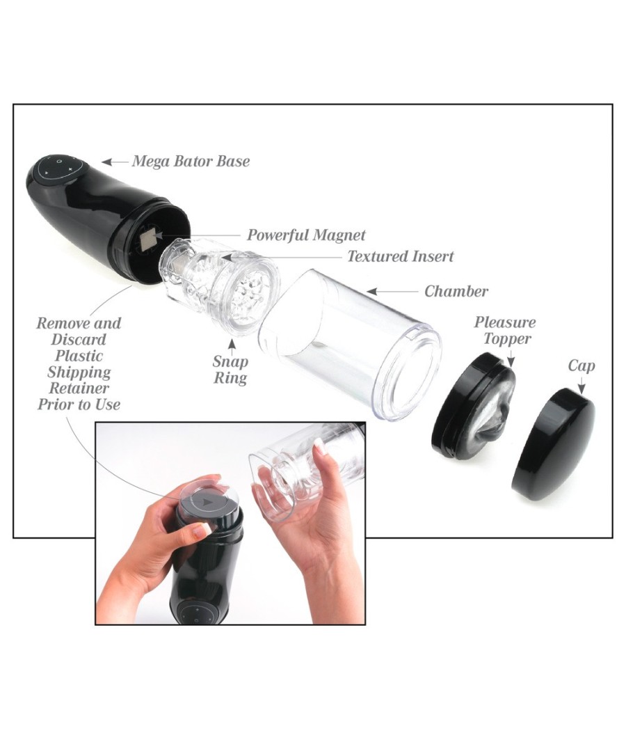 MASTURBATORE AUTOMATICO PIPEDREAM EXTREME "MEGA BATOR PUSSY"