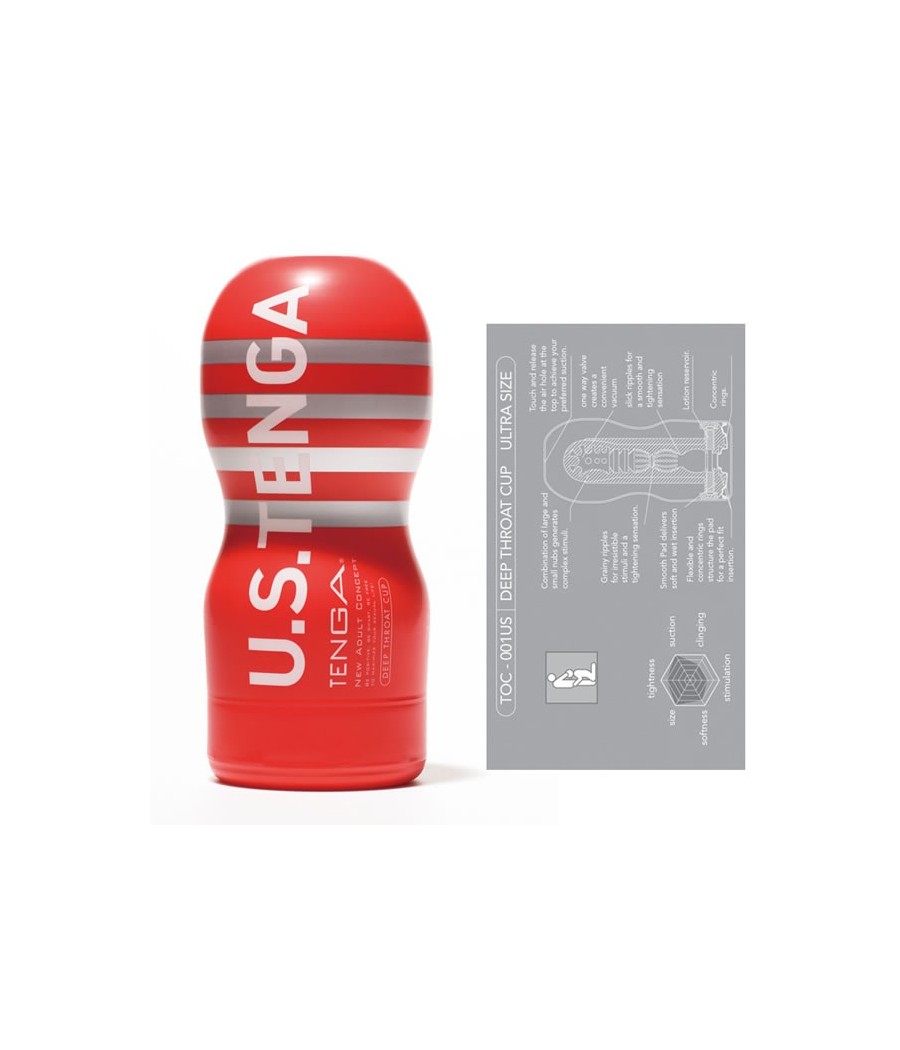 MASTURBATORE TENGA "DEEP THROAT CUP" ULTRA SIZE