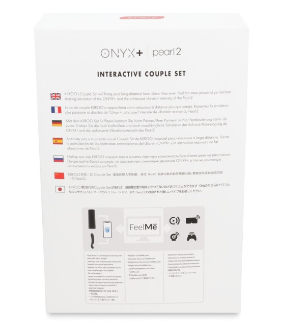 SET Masturbatore Hi Tech -Kiiroo Onyx Plus + Pearl 2 - Interattivi