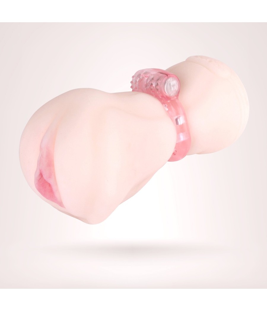 VAGINA REALISTICA CON DOPPIA VIBRAZIONE \"SOSOU\"