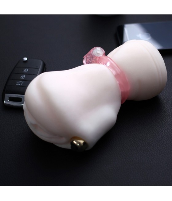 VAGINA REALISTICA CON DOPPIA VIBRAZIONE \"SOSOU\"