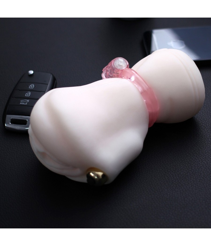 VAGINA REALISTICA CON DOPPIA VIBRAZIONE \"SOSOU\"