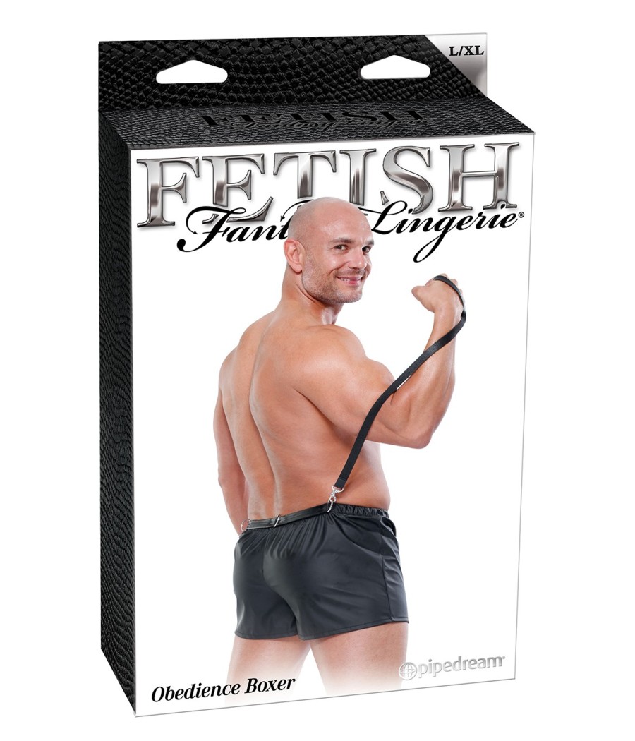 BOXER UOMO CON GUINZAGLIO PIPEDREAM \"OBEDIENCE BOXER\" - L/XL