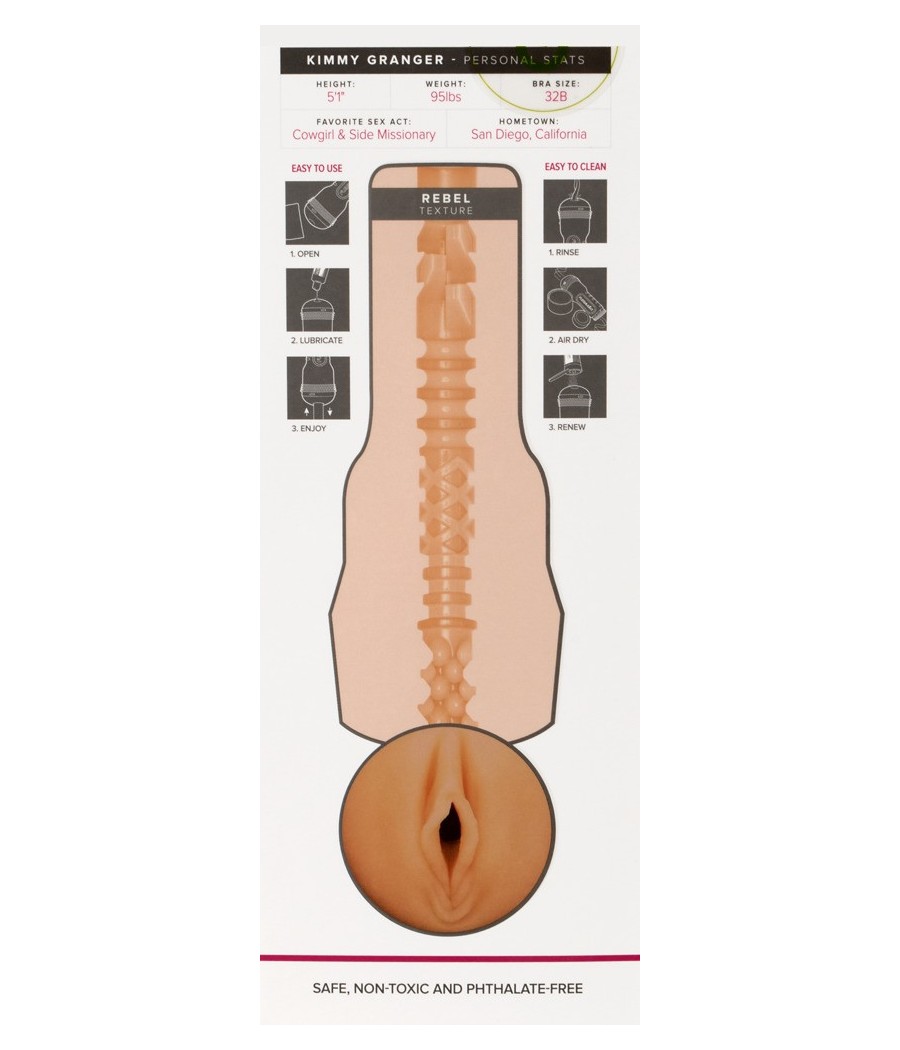 MASTURBATORE VAGINA REALISTICA FLESHLIGHT "KIMMY GRANGER"