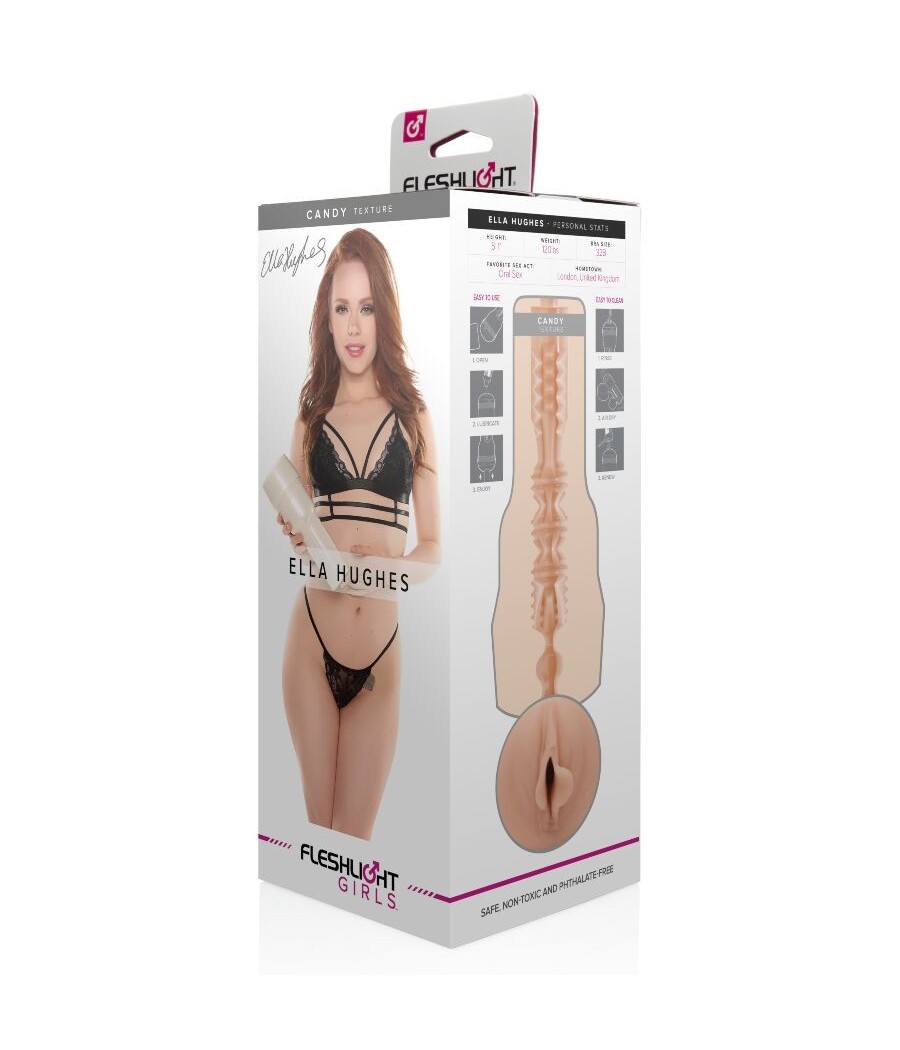 MASTURBATORE VAGINA REALISTICA FLESHLIGHT "ELLA HUGHES" CANDY