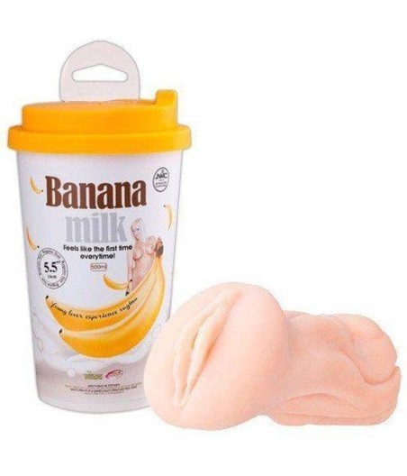 MASTURBATORE VAGINA BANANA MILK - CONFEZIONE DISCRETA
