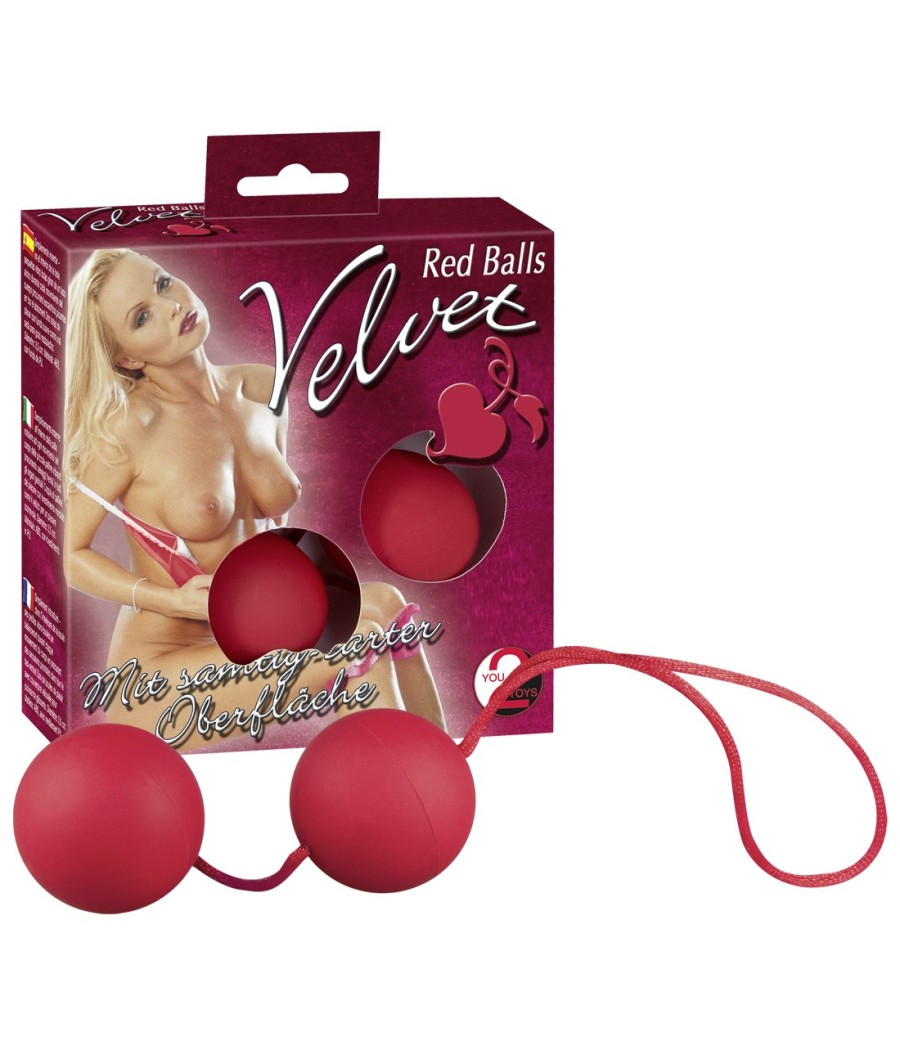 PALLINE DEL PIACERE VELVET "RED BALLS"