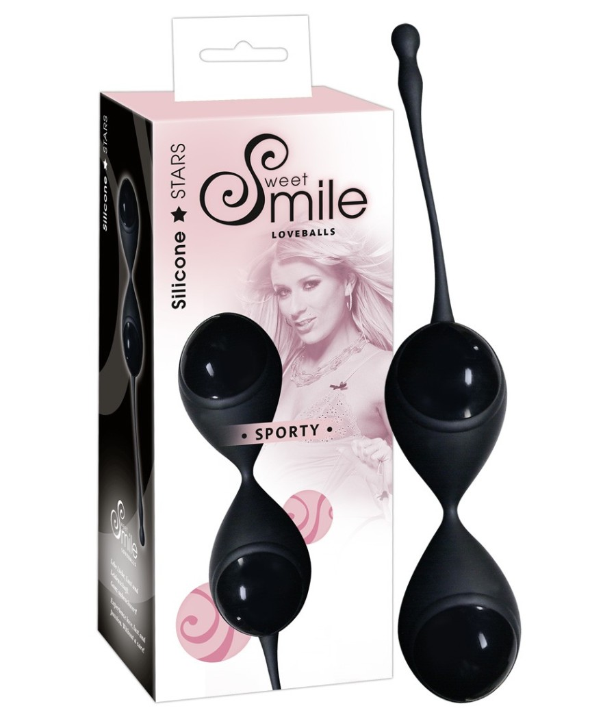 PALLINE DELLE GEISHE SWEET SMILE \"SPORTY\" NERO