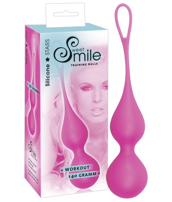 PALLINE DEL PIACERE IN SILICONE SWEET SMILE "WORK OUT" - 140 GR