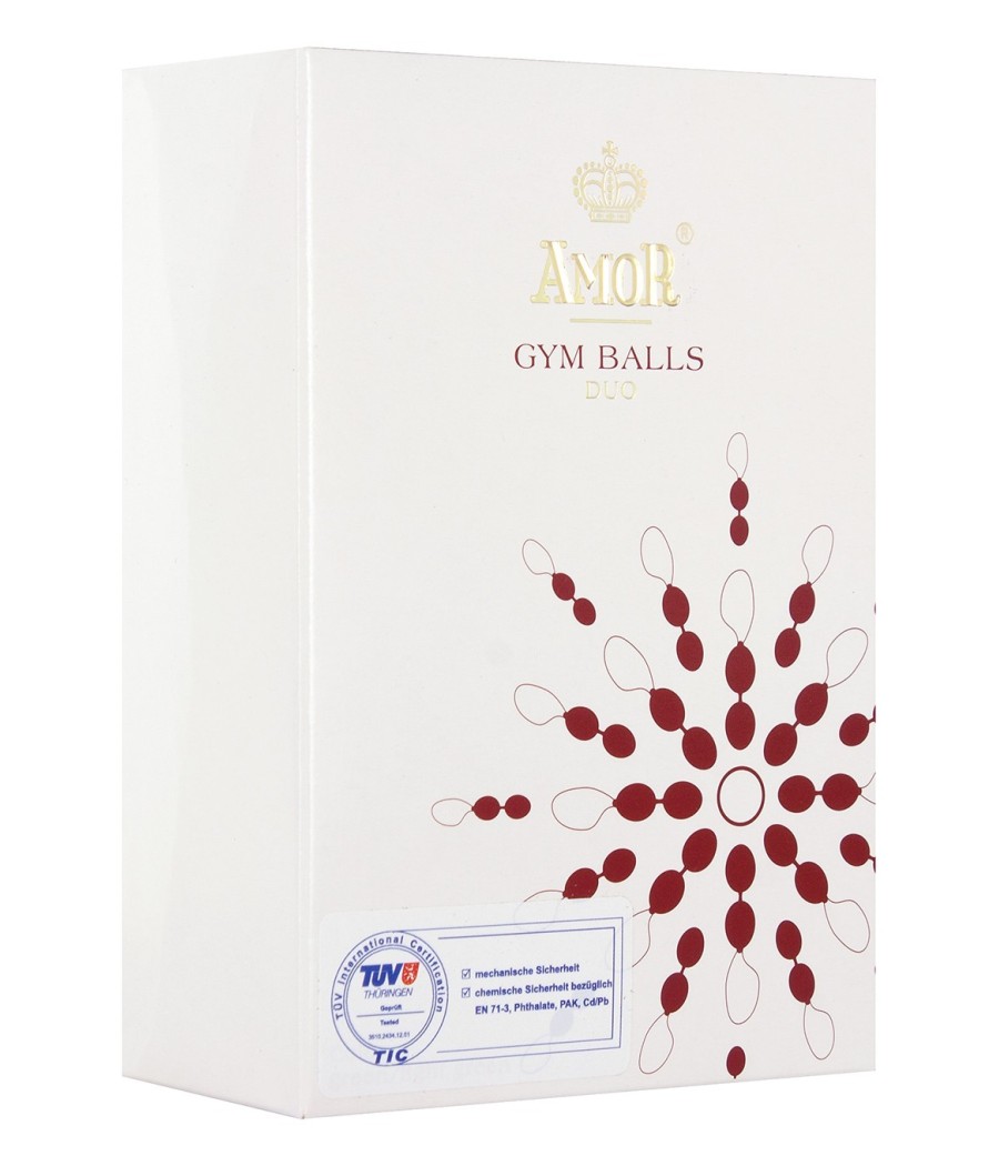 PALLINE DEL PIACERE AMOR \"GYM BALLS DUO\" ROSA/BLU