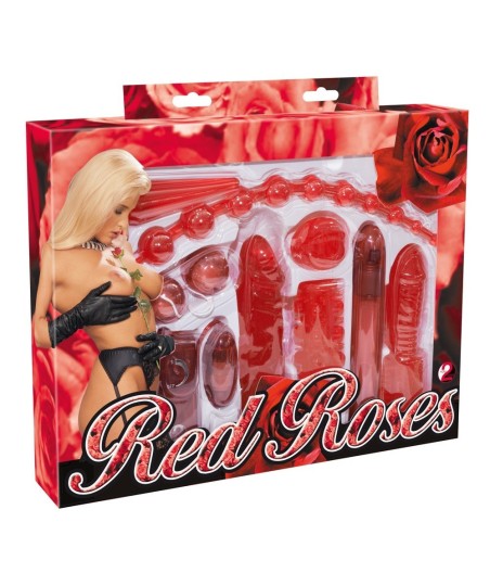 KIT DEL PIACERE 9 PEZZI RED ROSES