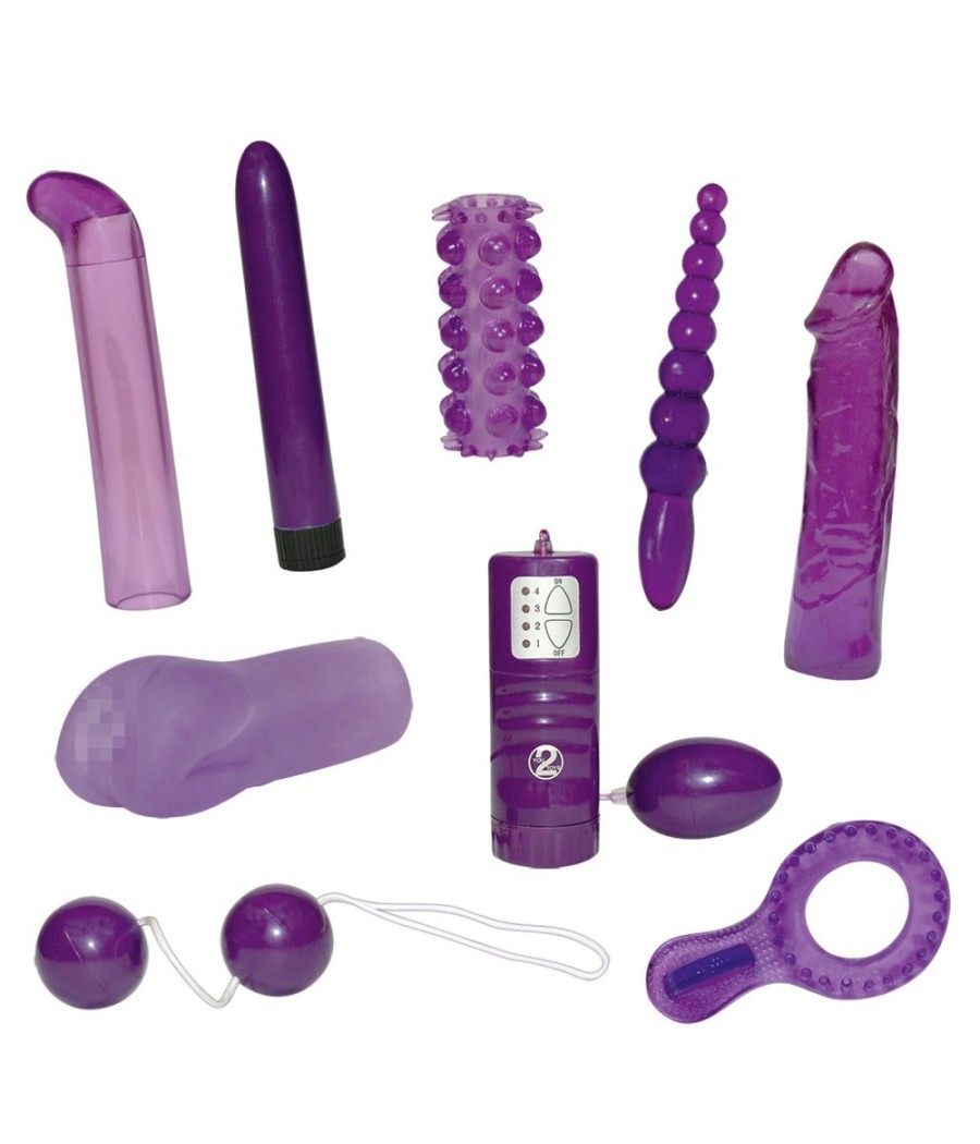 KIT DEL PIACERE 9 PEZZI "TOYS! SO CUTE" VIOLA