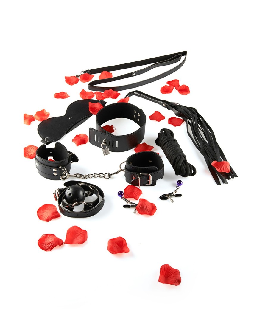 KIT DEL PIACERE 7 PEZZI \"BDSM STARTER KIT\"