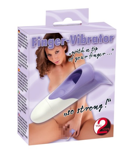 STIMOLATORE VIBRANTE DA DITO PER CLITORIDE FINGER VIBE