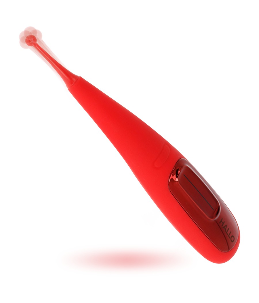 STIMOLATORE CLITORIDE - HALLO FOCUS VIBRATOR RED