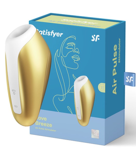 STIMOLATORE CLITORIDE - SATISFYER LOVE BREEZE - YELLOW GOLD