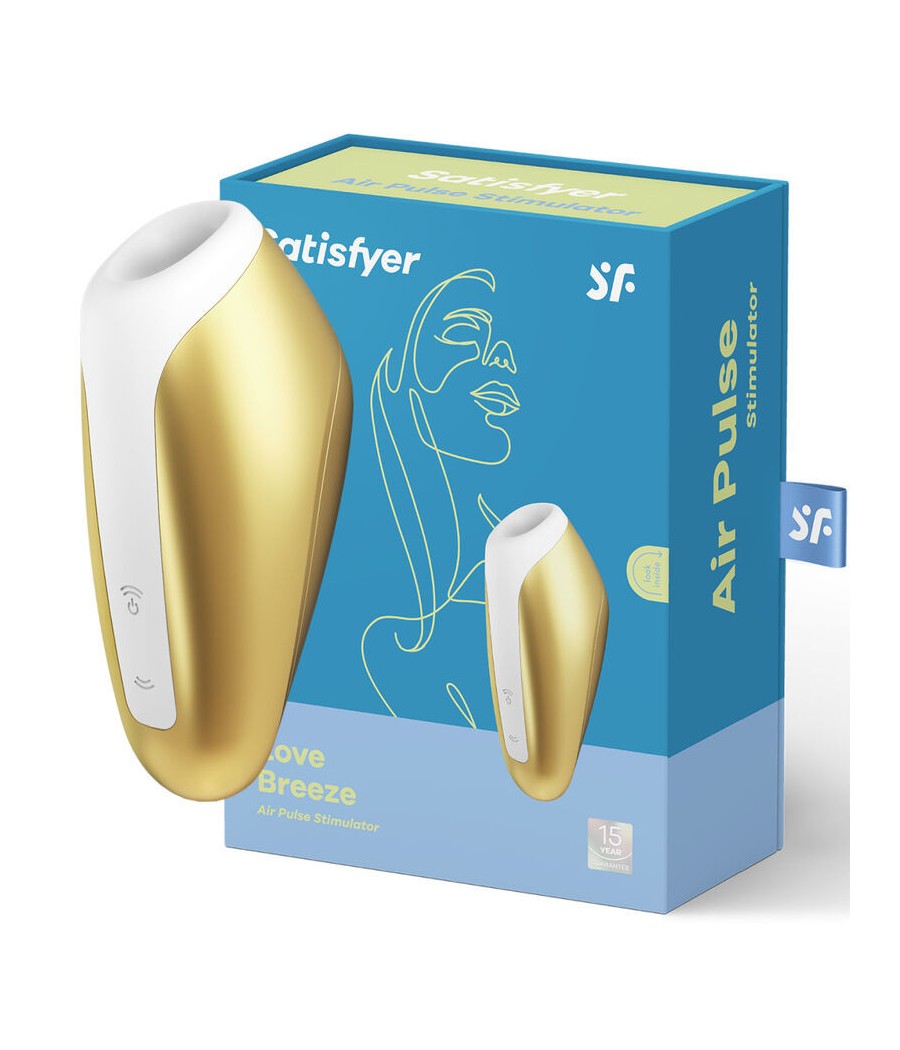 STIMOLATORE CLITORIDE - SATISFYER LOVE BREEZE - YELLOW GOLD