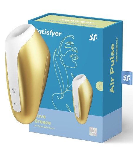 STIMOLATORE CLITORIDE - SATISFYER LOVE BREEZE - YELLOW GOLD