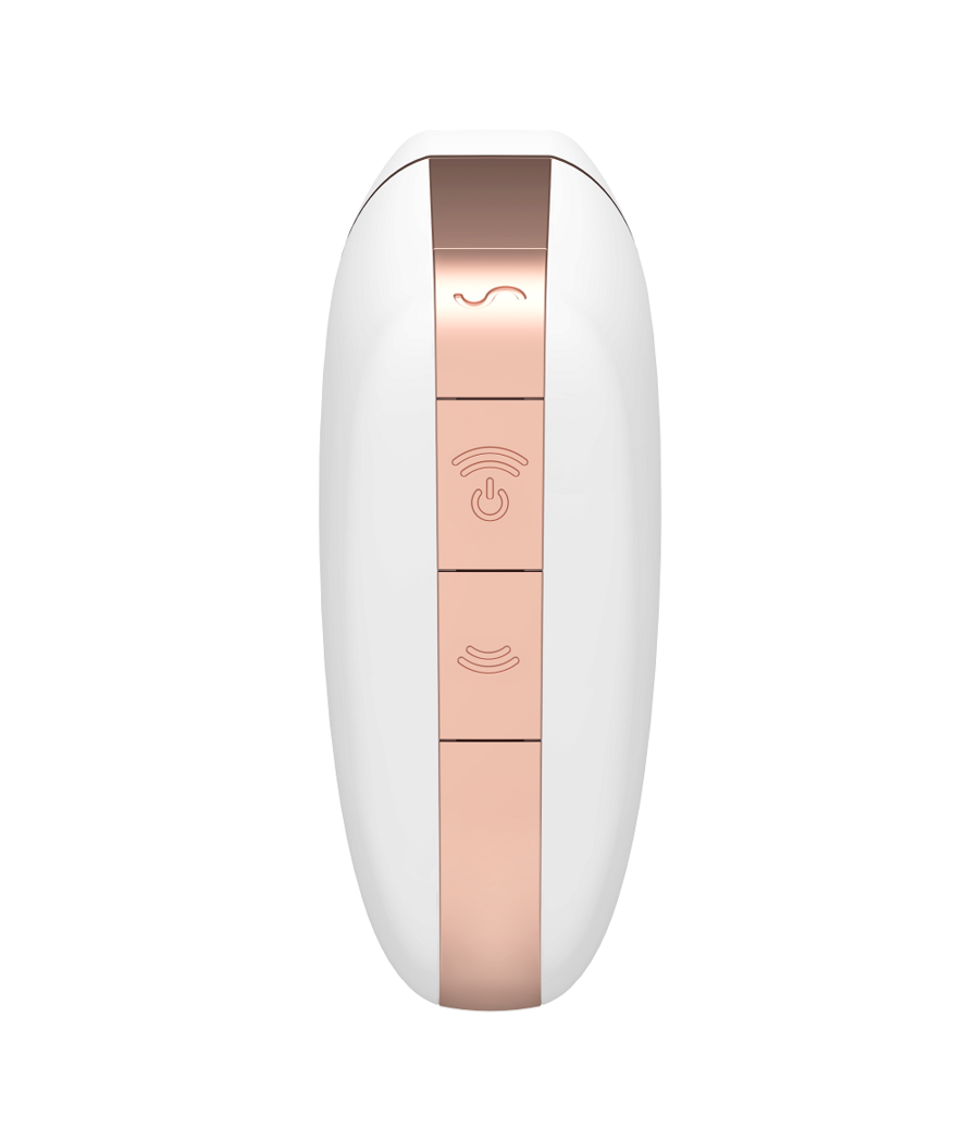 STIMOLATORE CLITORIDE - SATISFYER CONNECT - LOVE TRIANGLE - WHITE / GOLD
