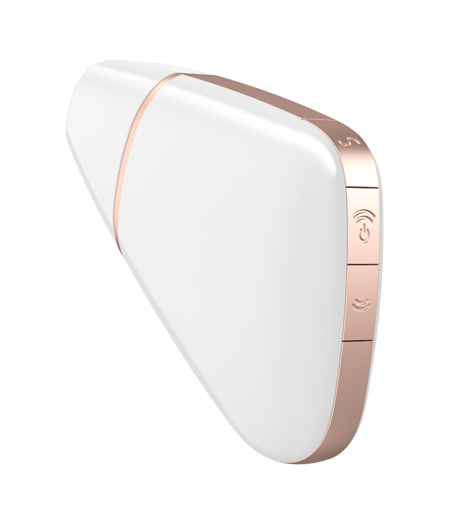 STIMOLATORE CLITORIDE - SATISFYER CONNECT - LOVE TRIANGLE - WHITE / GOLD