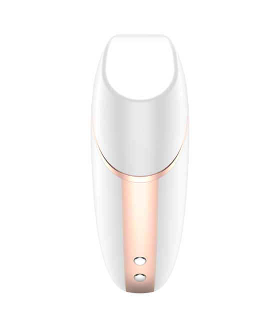 STIMOLATORE CLITORIDE - SATISFYER CONNECT - LOVE TRIANGLE - WHITE / GOLD