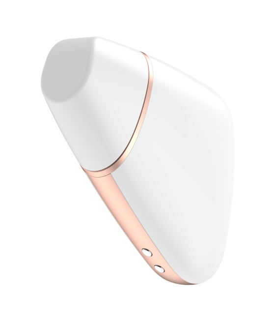 STIMOLATORE CLITORIDE - SATISFYER CONNECT - LOVE TRIANGLE - WHITE / GOLD