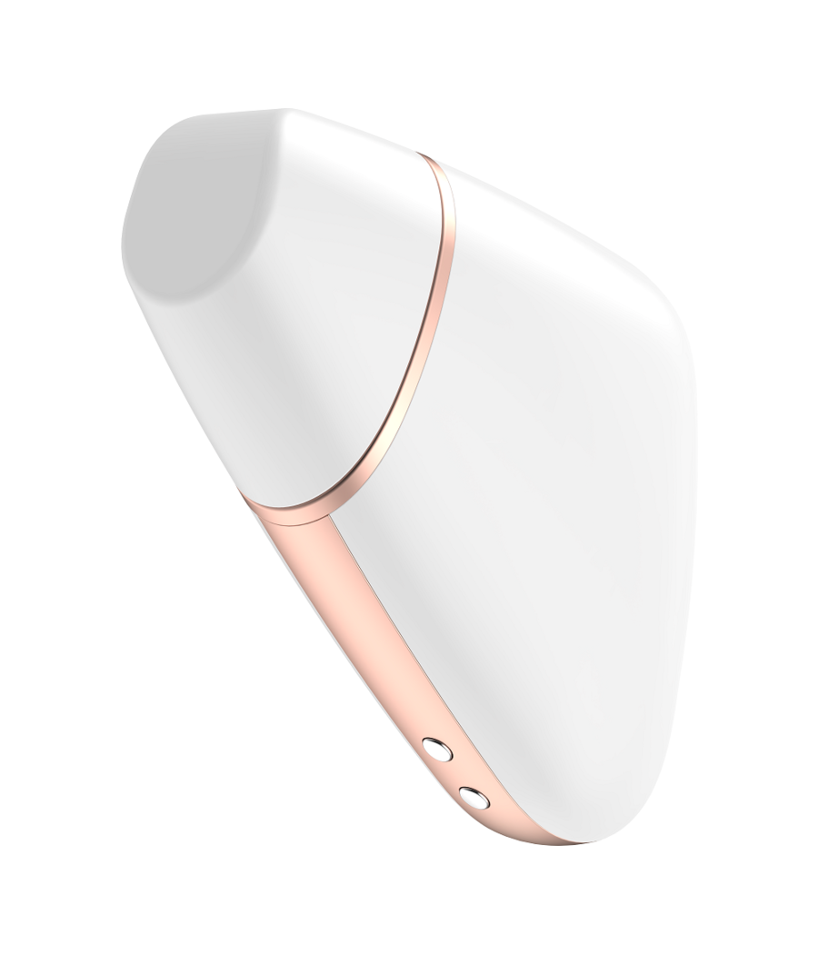 STIMOLATORE CLITORIDE - SATISFYER CONNECT - LOVE TRIANGLE - WHITE / GOLD