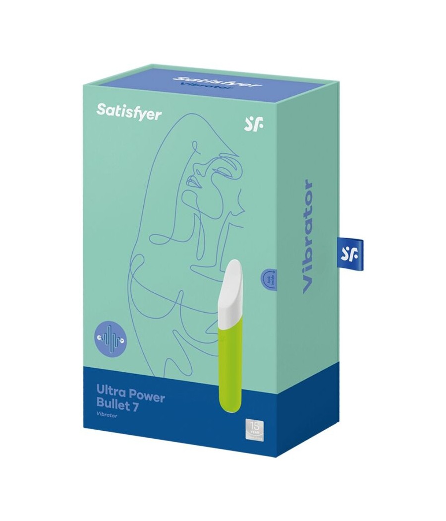 STIMOLATORE CLITORIDE - ULTRA POWER BULLET 7 - GREEN