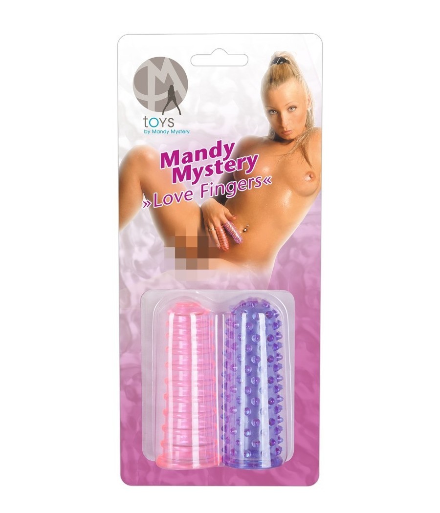 SET 2 GUAINE DA DITO PER MASTURBAZIONE "LOVE FINGERS"