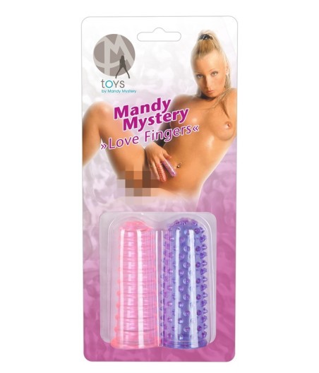 SET 2 GUAINE DA DITO PER MASTURBAZIONE LOVE FINGERS