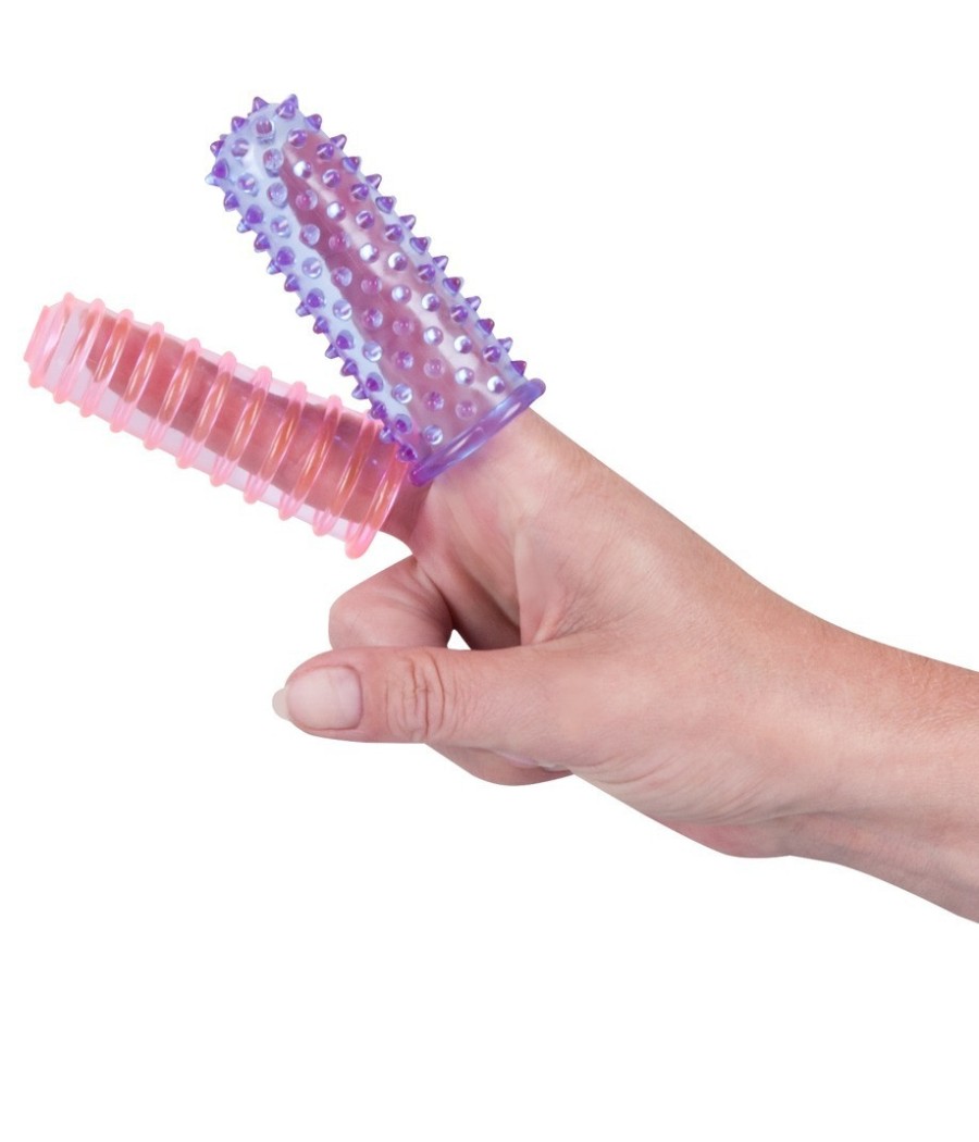 SET 2 GUAINE DA DITO PER MASTURBAZIONE "LOVE FINGERS"