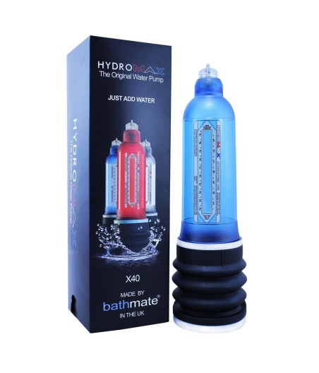 SVILUPPATORE IDRAULICO PROFESSIONALE BATHMATE HYDROMAX X40 BLU