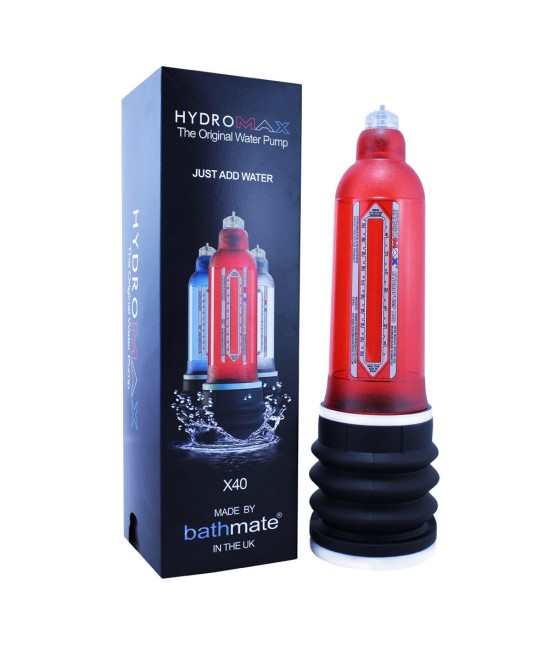 SVILUPPATORE IDRAULICO PROFESSIONALE BATHMATE \"HYDROMAX X40\" ROSSO
