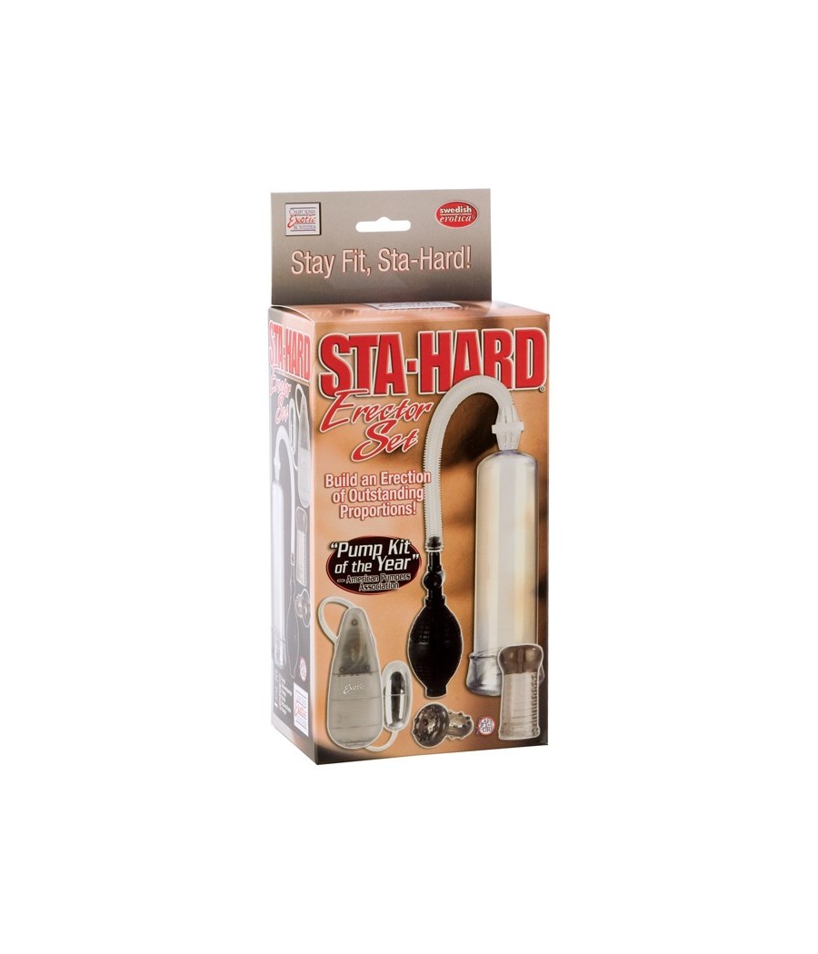 KIT EREZIONE CON POMPA SVILUPPA PENE VIBRANTE \"STA-HARD\"