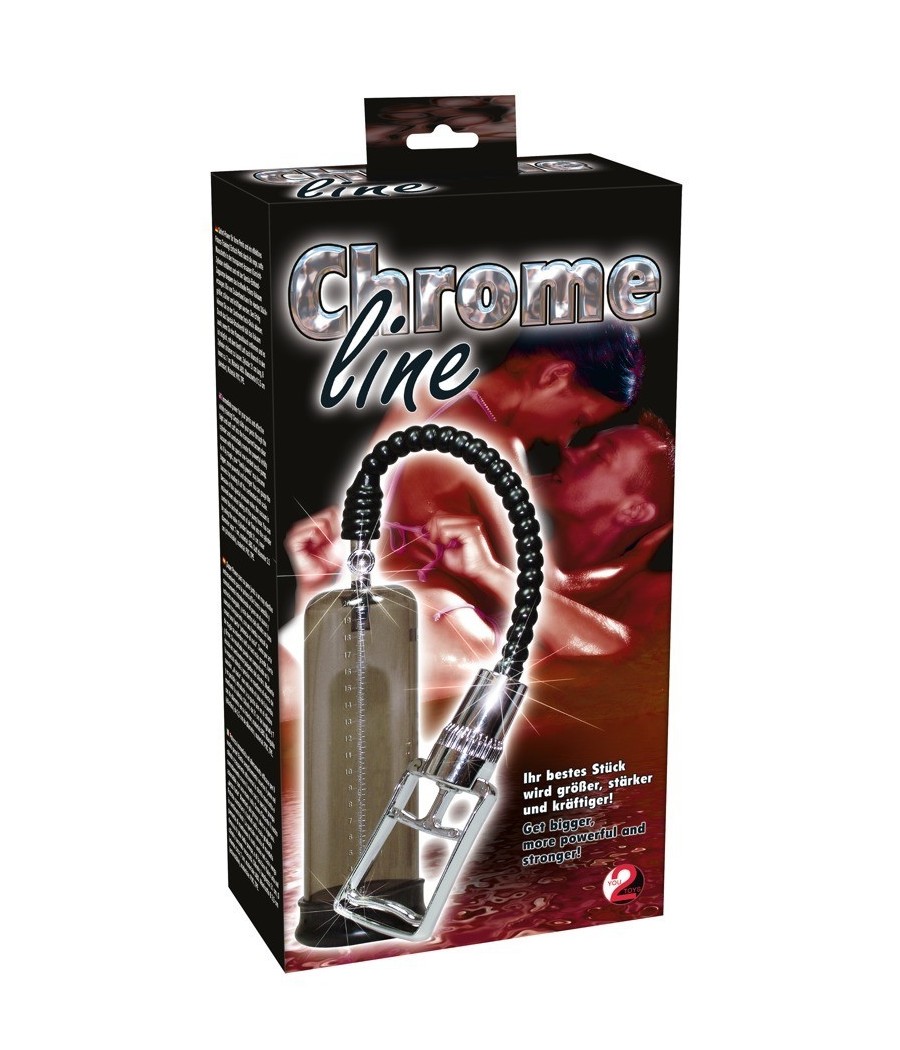 POMPA SVILUPPA PENE "CHROME LINE"