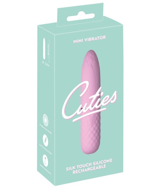 MINI VIBRATORE CUTIES - CETRIOLINO ROSA