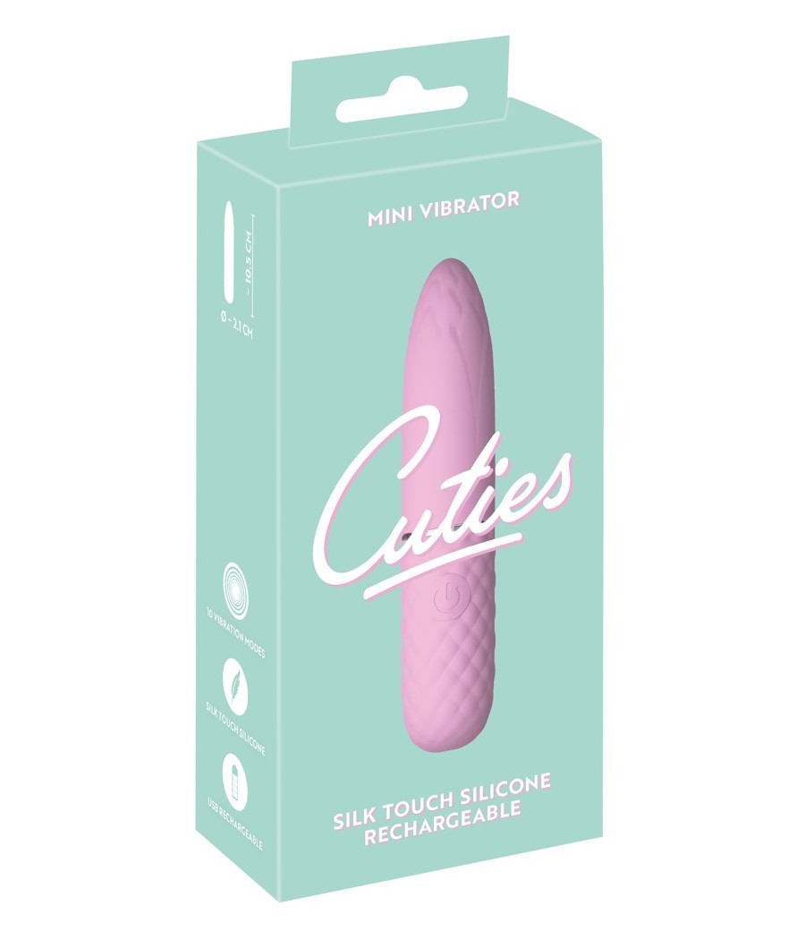 MINI VIBRATORE CUTIES - CETRIOLINO ROSA