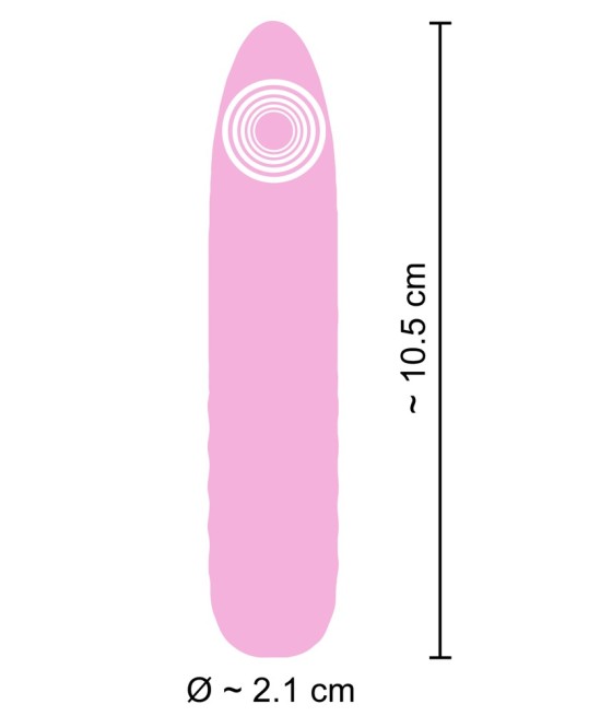 MINI VIBRATORE CUTIES - CETRIOLINO ROSA