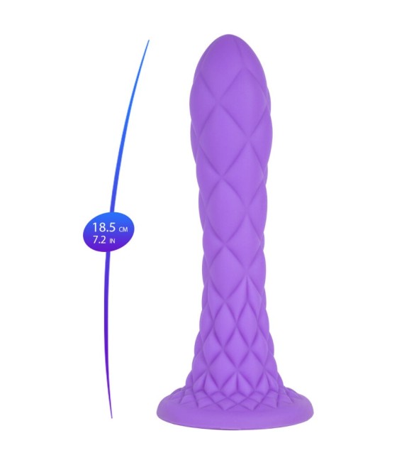 SILEXD - DREAMY DILDO FANTASY LIQUID SILICONE THERMOREACTIVE VIOLET 18.5 CM