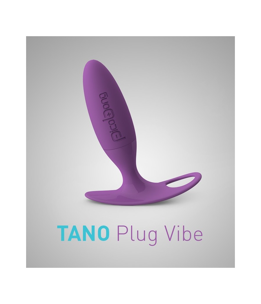 PLUG ANALE VIBRANTE PICOBONG "TANO" VIOLA