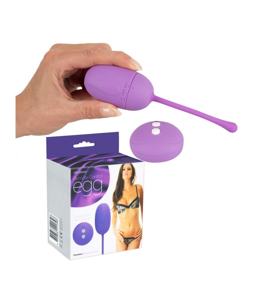 Ovetto vibrante e Ovulo morbido - Stimolatore vaginale e anale con telecomando per donna e uomo