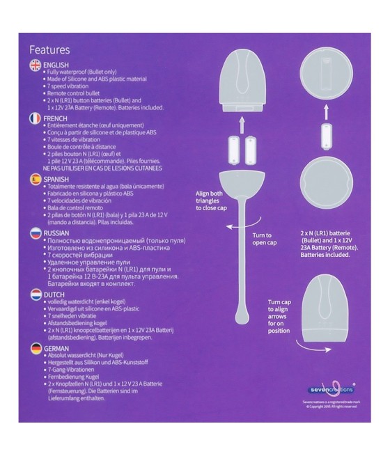 Ovetto vibrante e Ovulo morbido - Stimolatore vaginale e anale con telecomando per donna e uomo