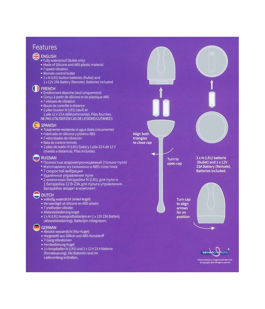 Ovetto vibrante e Ovulo morbido - Stimolatore vaginale e anale con telecomando per donna e uomo