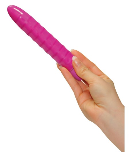 VIBRATORE CLASSICO SOFT WAVE VIOLA - 19 CM