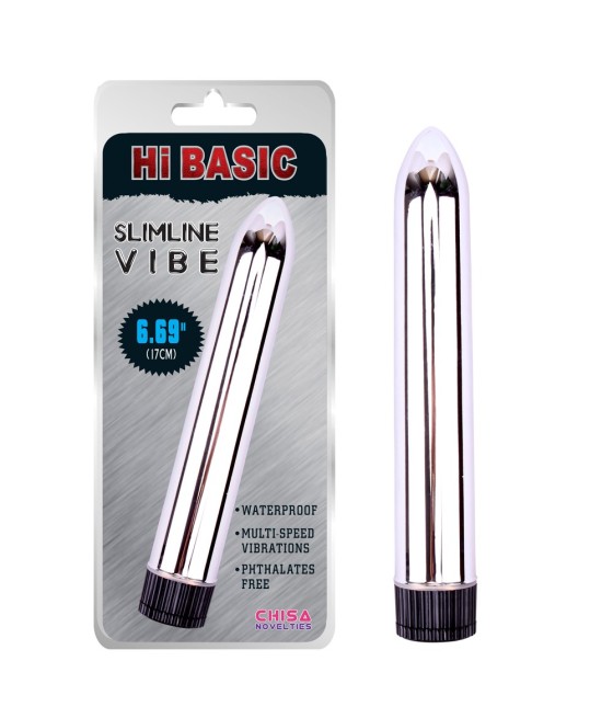 VIBRATORE CLASSICO HI BASIC \"SLIMLINE VIBE\" - 17 CM