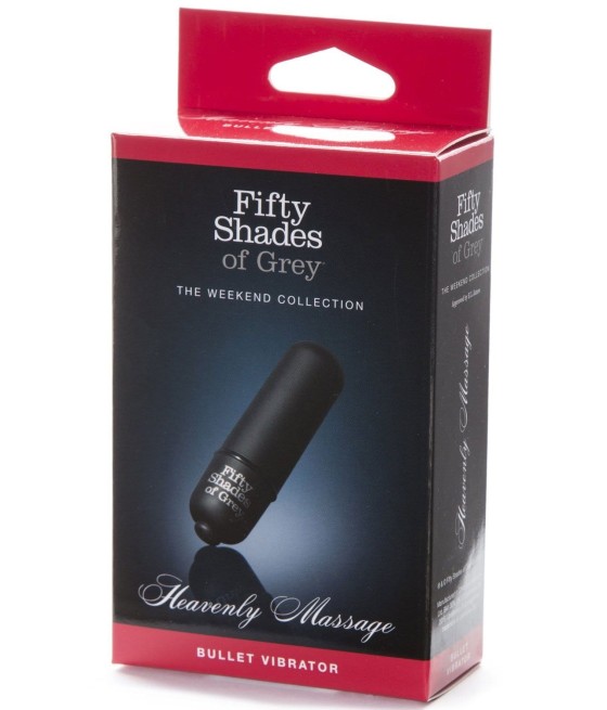 VIBRATORE BULLET 50 SFUMATURE DI GRIGIO "MASSAGGIO PARADISIACO"