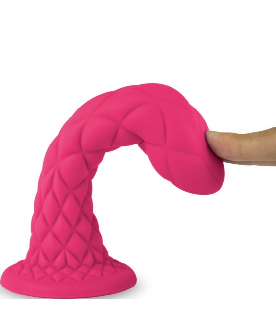 SILEXD - DREAMY DILDO FANTASY LIQUID SILICONE THERMOREACTIVE FUCHSIA 18.5 CM